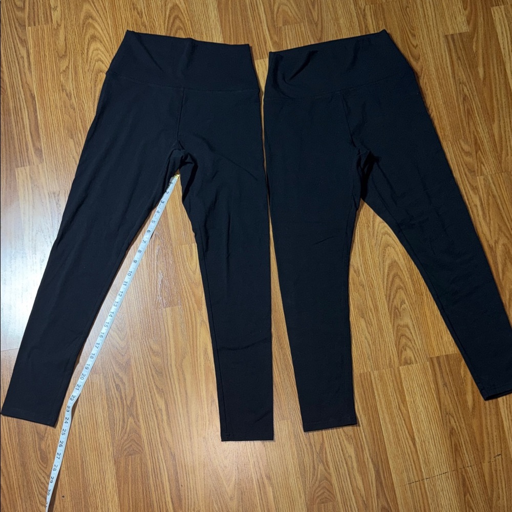 Aerie Offine Black High-Waisted Leggings, size Medium